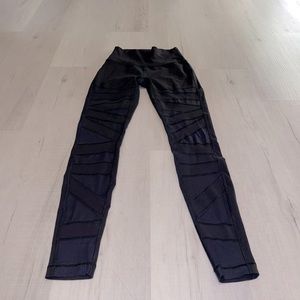 Lululemon Wunder Under Tech Mesh Leggings